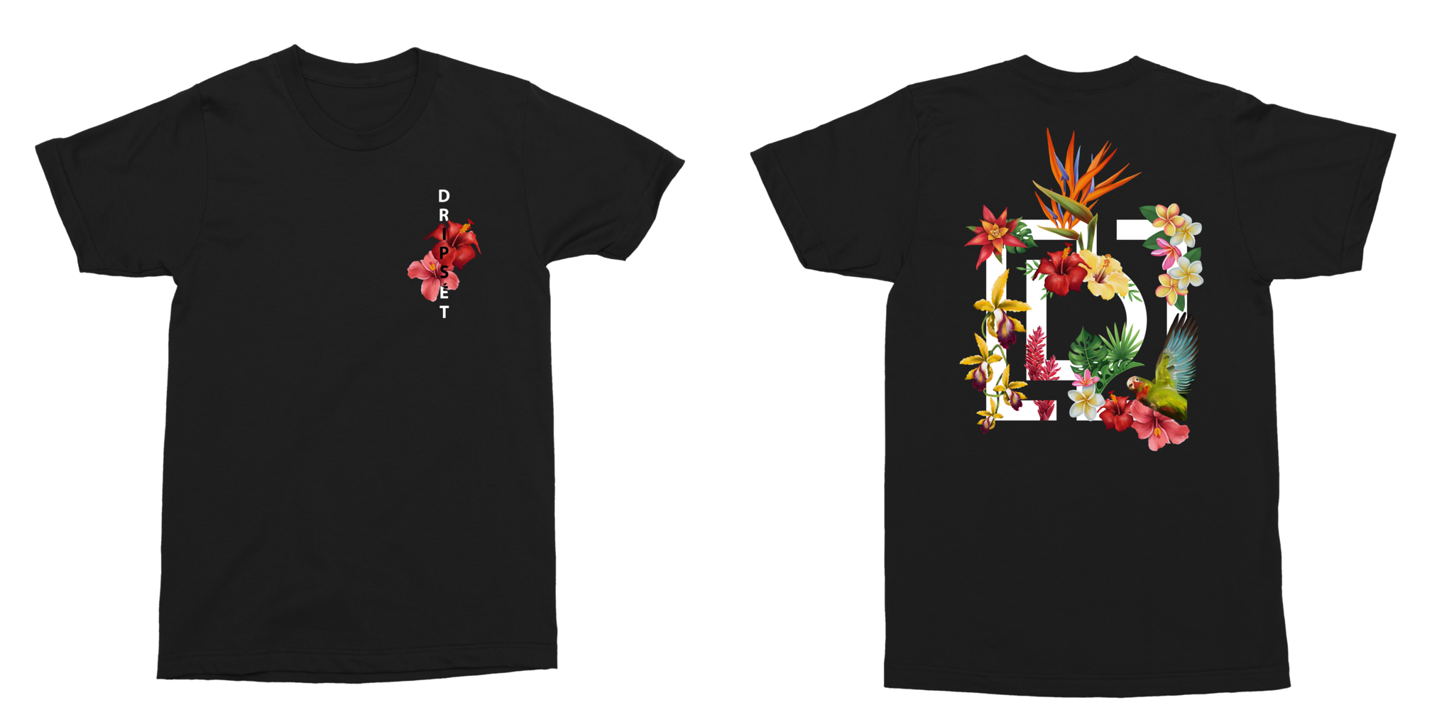 DRIPSET FLORAL TEE