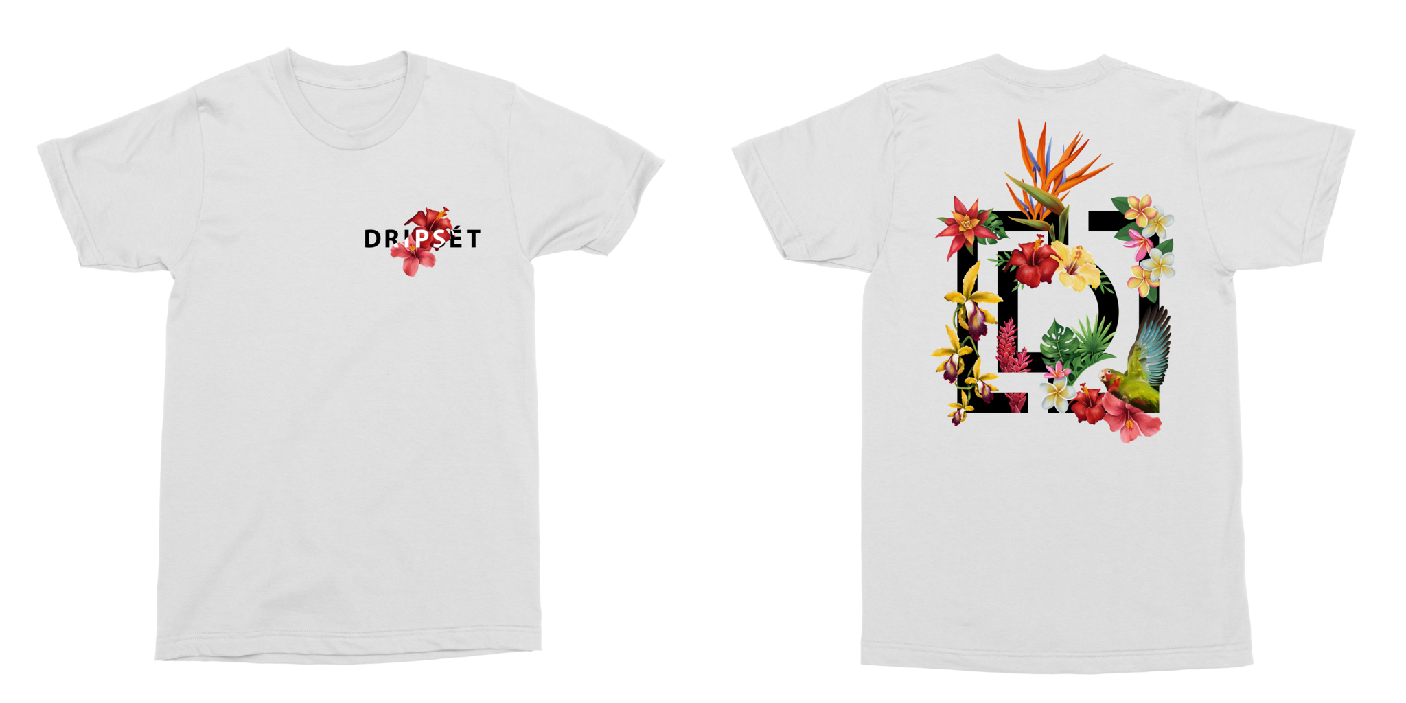 DRIPSET FLORAL TEE